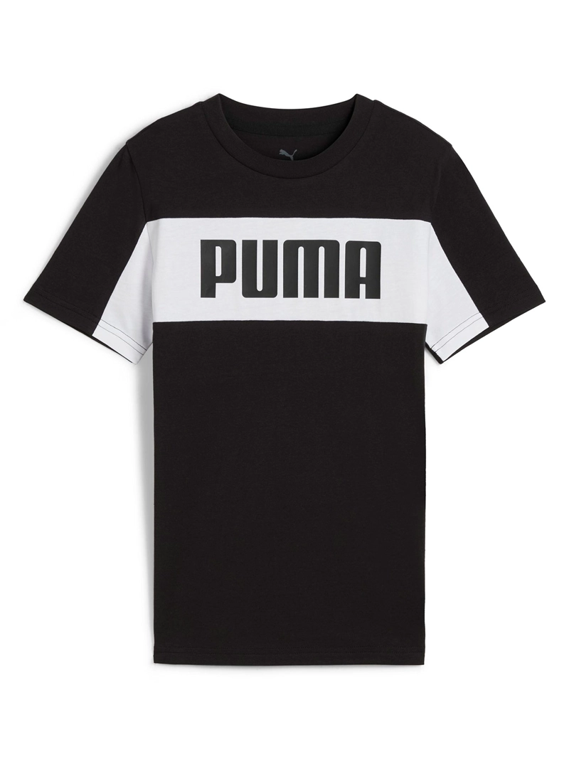 POLERA MANGA CORTA NIÑO PUMA BLOCK TEE - 4