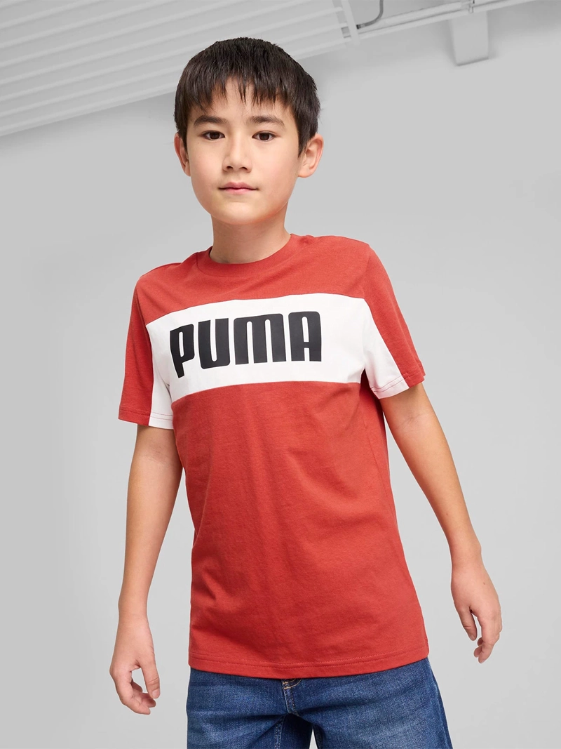 POLERA MANGA CORTA NIÑO PUMA BLOCK TEE - 2