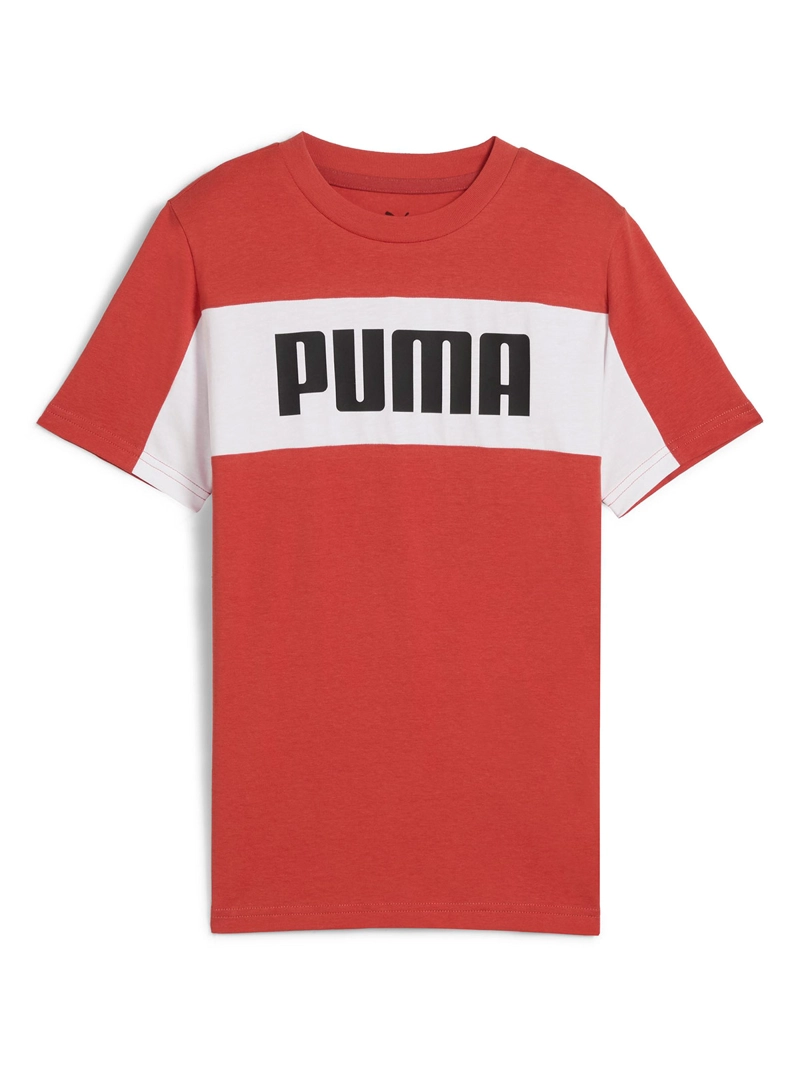POLERA MANGA CORTA NIÑO PUMA BLOCK TEE - 4