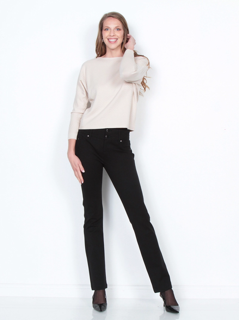 SWEATER MUJER WADOS MANGA LARGA ESCOTE BOTE - 1