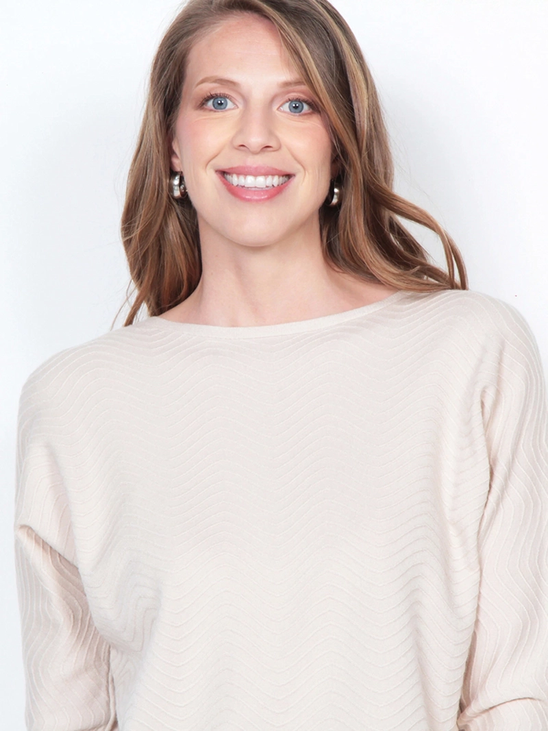 SWEATER MUJER WADOS MANGA LARGA ESCOTE BOTE - 6