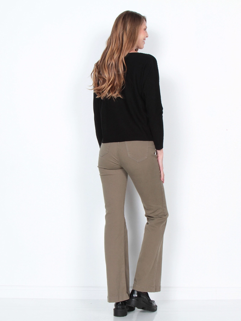 SWEATER MUJER WADOS MANGA LARGA ESCOTE BOTE - 3