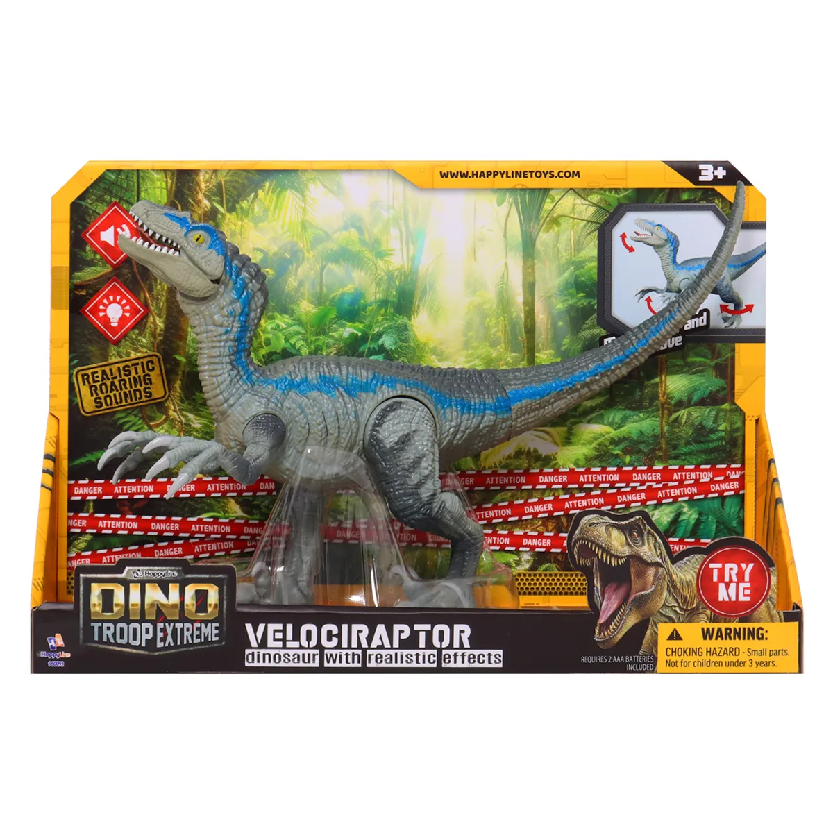 DINOSAURIO LUZ Y SONIDO ASST PRIME - 11