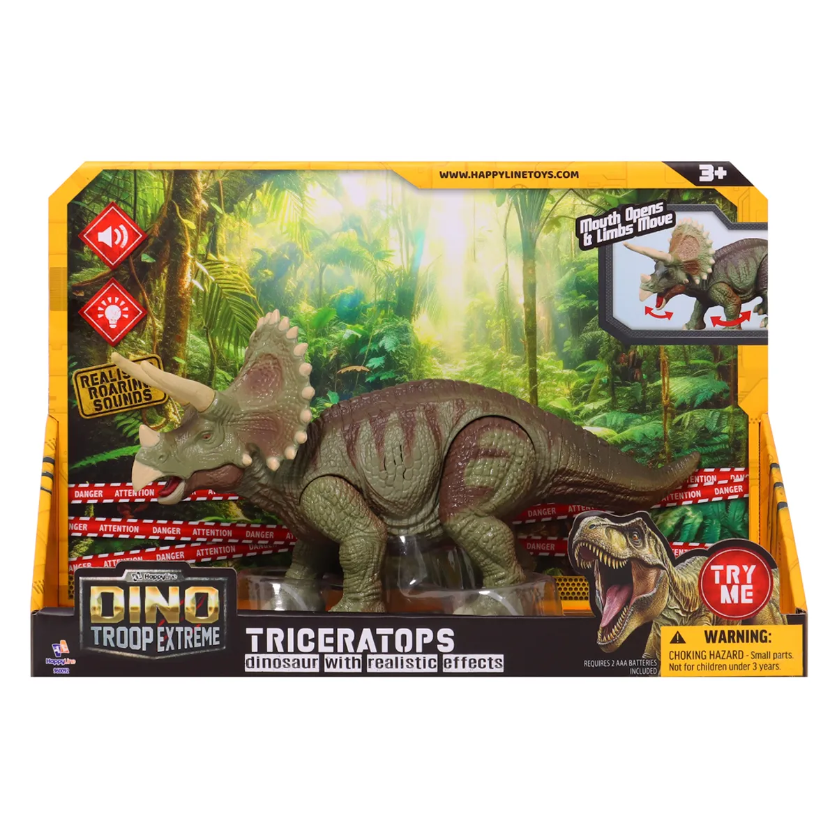 DINOSAURIO LUZ Y SONIDO ASST PRIME - 12