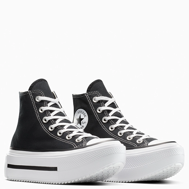 ZAPATILLAS MUJER CONVERSE URBANAS NEGRO DOUB LIF - 2