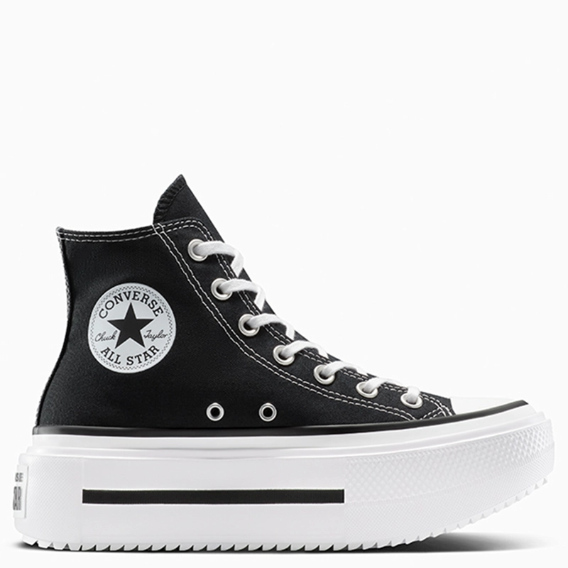 ZAPATILLAS MUJER CONVERSE URBANAS NEGRO DOUB LIF - 1
