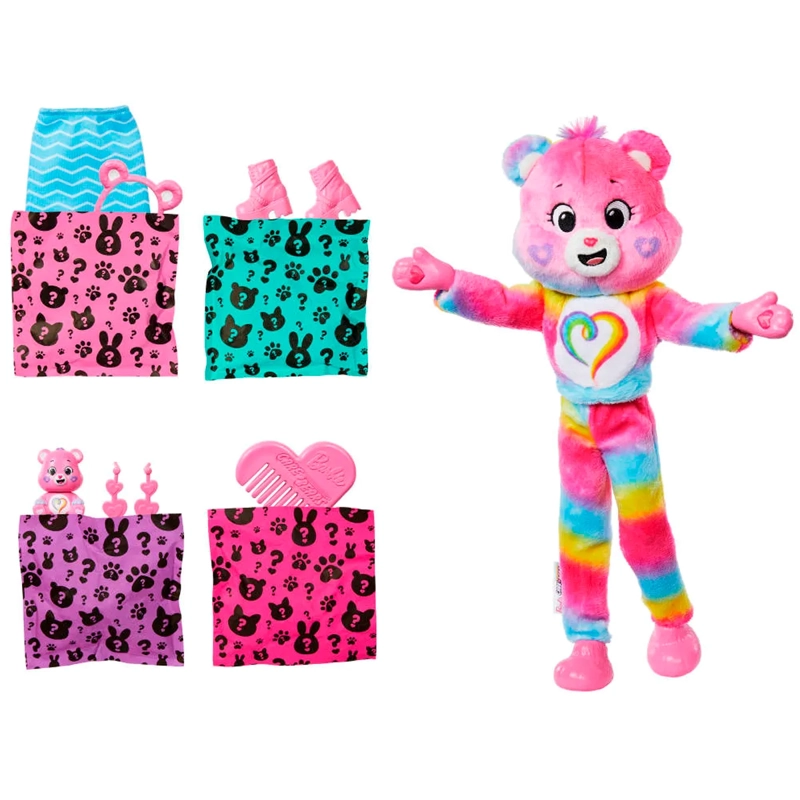BARBIE CUTIE REVEAL MUÑECA OSITOS CARIÑOSITOS COLORIDOS - 2
