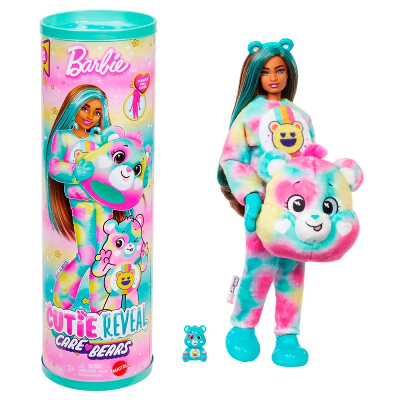 BARBIE CUTIE REVEAL MUÑECA OSITOS CARIÑOSITOS COLORIDOS - 6
