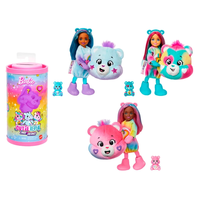 BARBIE CUTIE REVEAL MUÑECA CHELSEA OSITOS CARIÑOSITOS COLORIDOS SORPRESA - 1