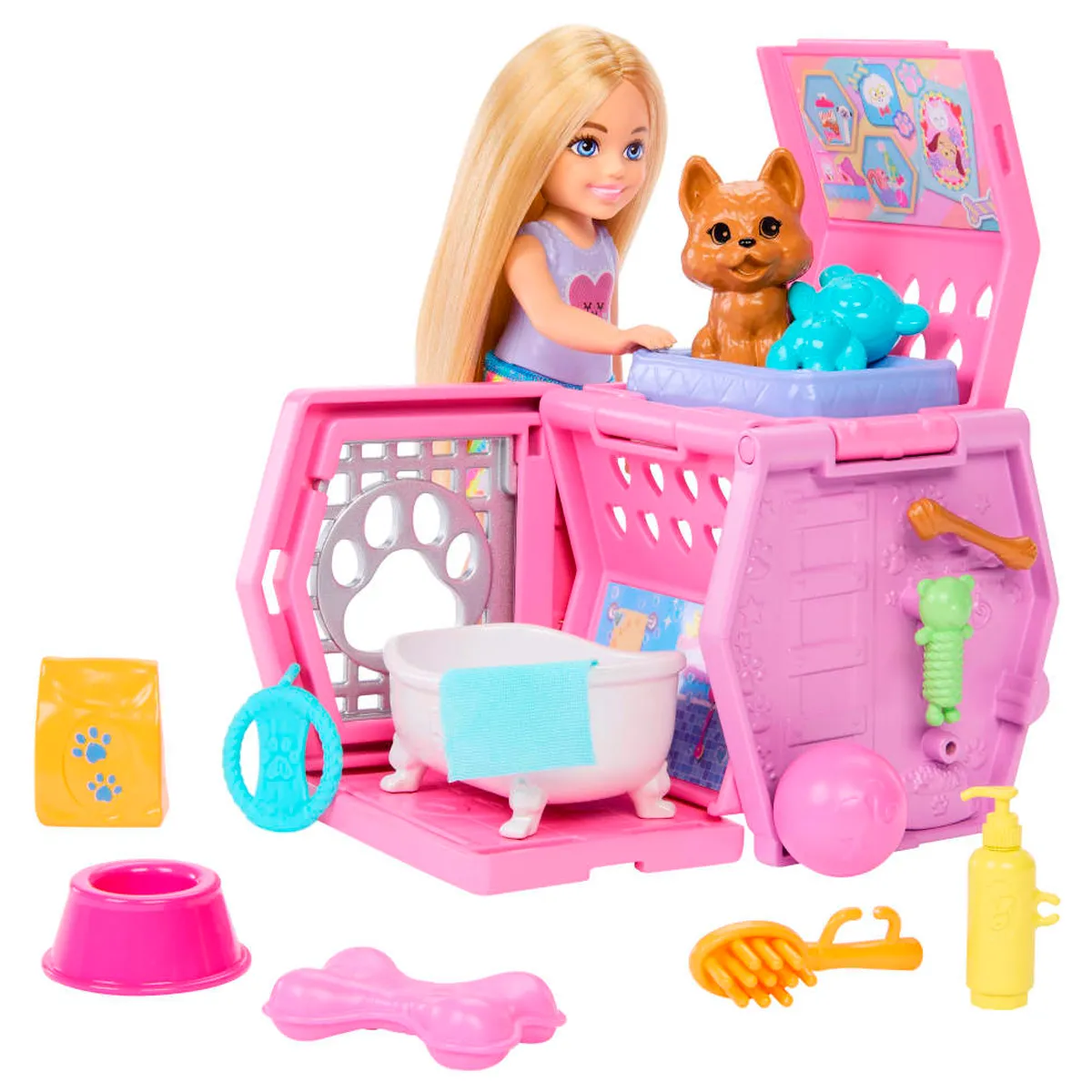 BARBIE SET DE JUEGO CHELSEA FIESTA DE PERRITOS - 6