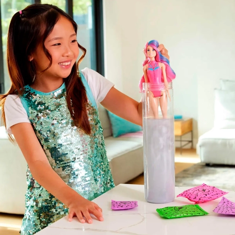 MUÑECA BARBIE COLOR REVEAL MODA DISCO SORPRESA MODELO ALEATORIO - 2