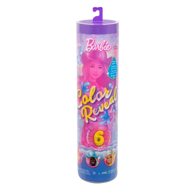 MUÑECA BARBIE COLOR REVEAL MODA DISCO SORPRESA MODELO ALEATORIO - 6