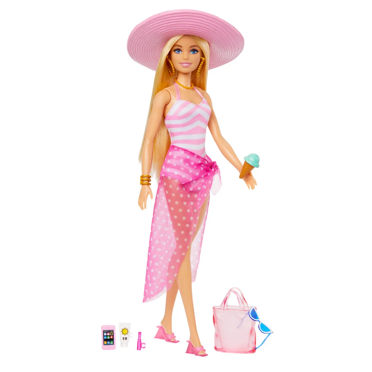 BARBIE FASHION & BEAUTY MUÑECA DÍA DE PLAYA - 5