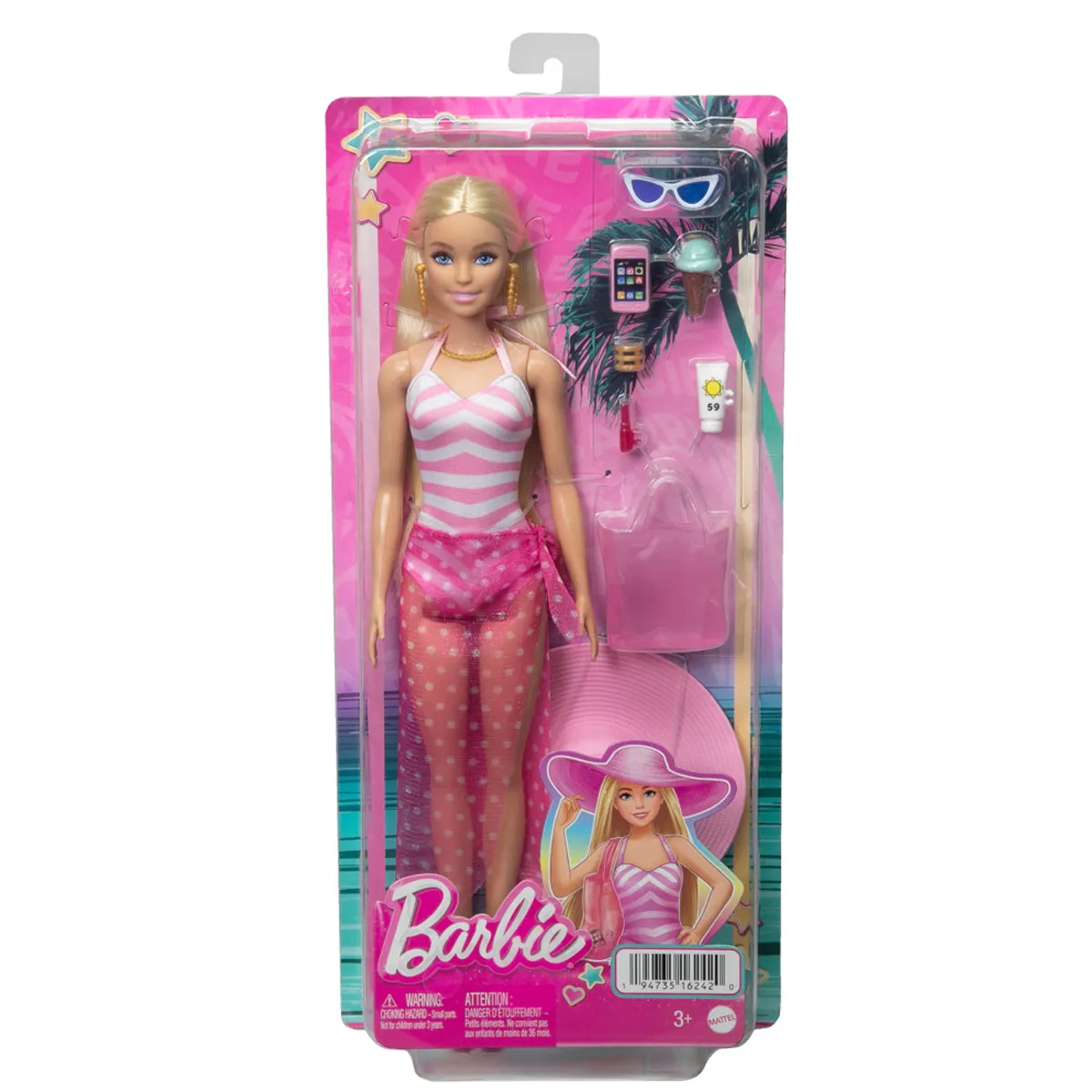 BARBIE FASHION & BEAUTY MUÑECA DÍA DE PLAYA - 6