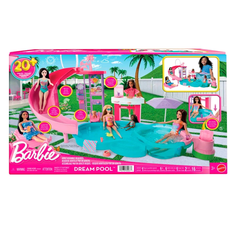 BARBIE SET DE JUEGO PISCINA DE LOS SUEÑOS - 1