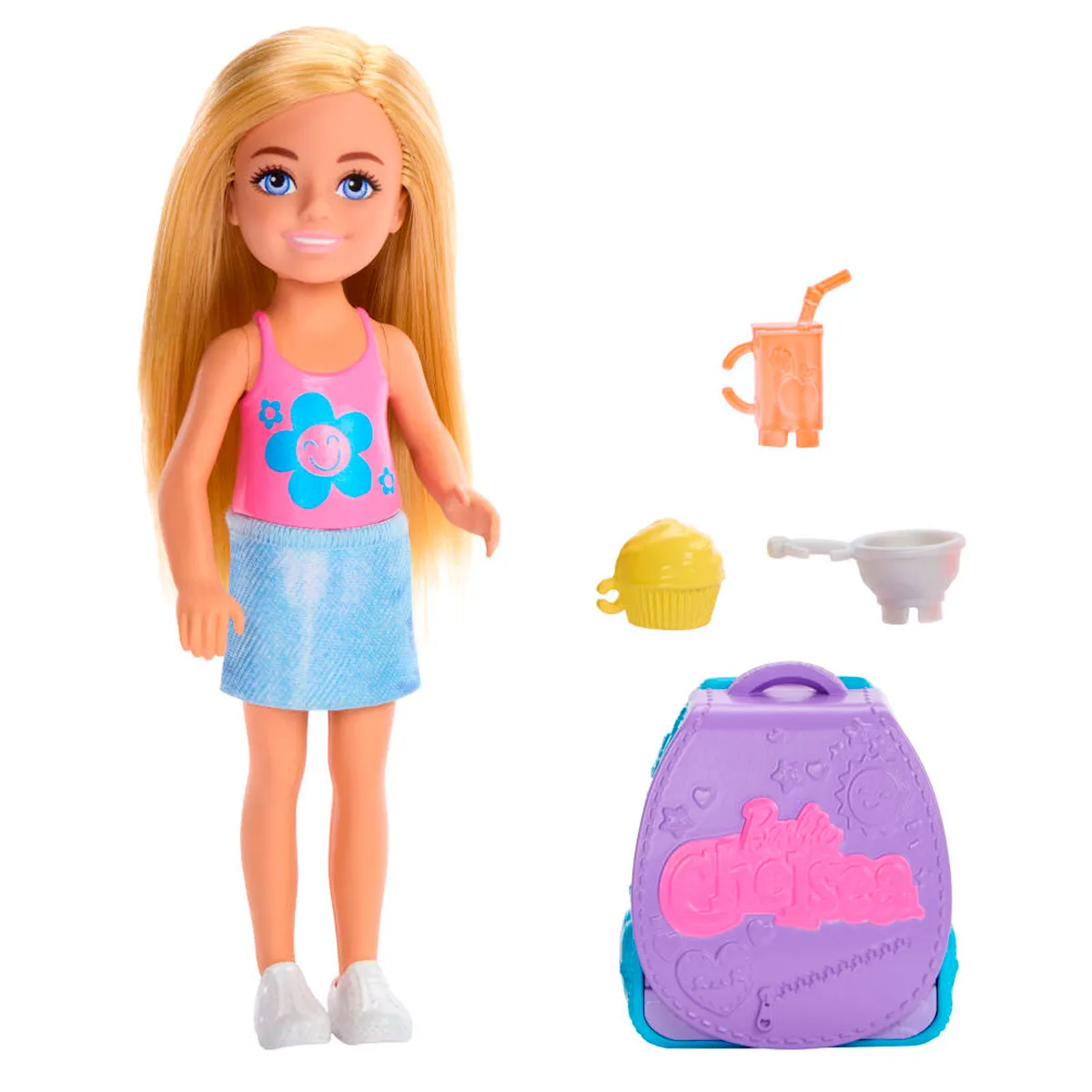 BARBIE SET DE JUEGO CHELSEA MOCHILA PARA HORNEAR CUPCAKES - 4