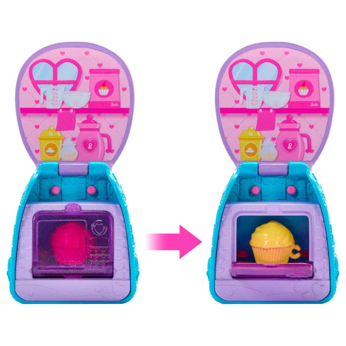 BARBIE SET DE JUEGO CHELSEA MOCHILA PARA HORNEAR CUPCAKES - 5