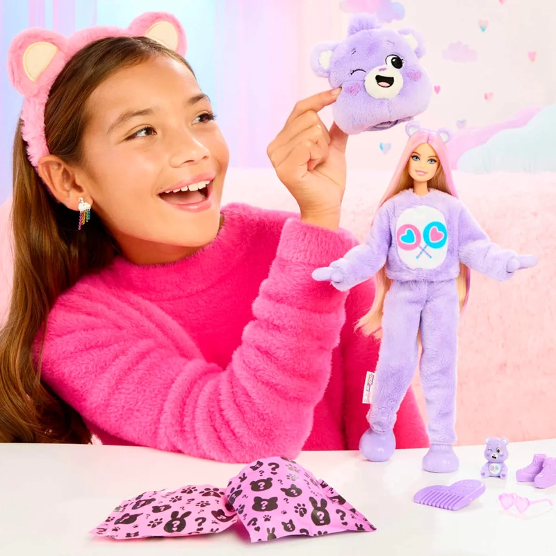 MUÑECA BARBIE CUTIE REVEAL OSITOS CARIÑOSITOS SORPRESA - 2