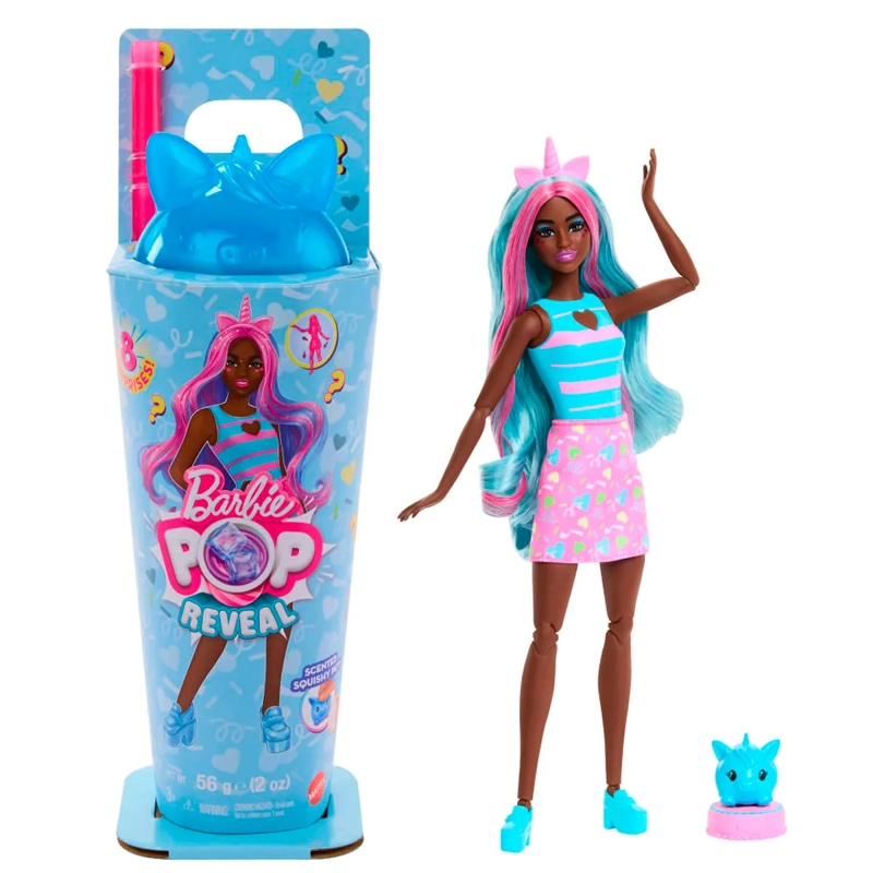 MUÑECA BARBIE POP REVEAL SERIE DE ANIMALITOS SORPRESA - 7