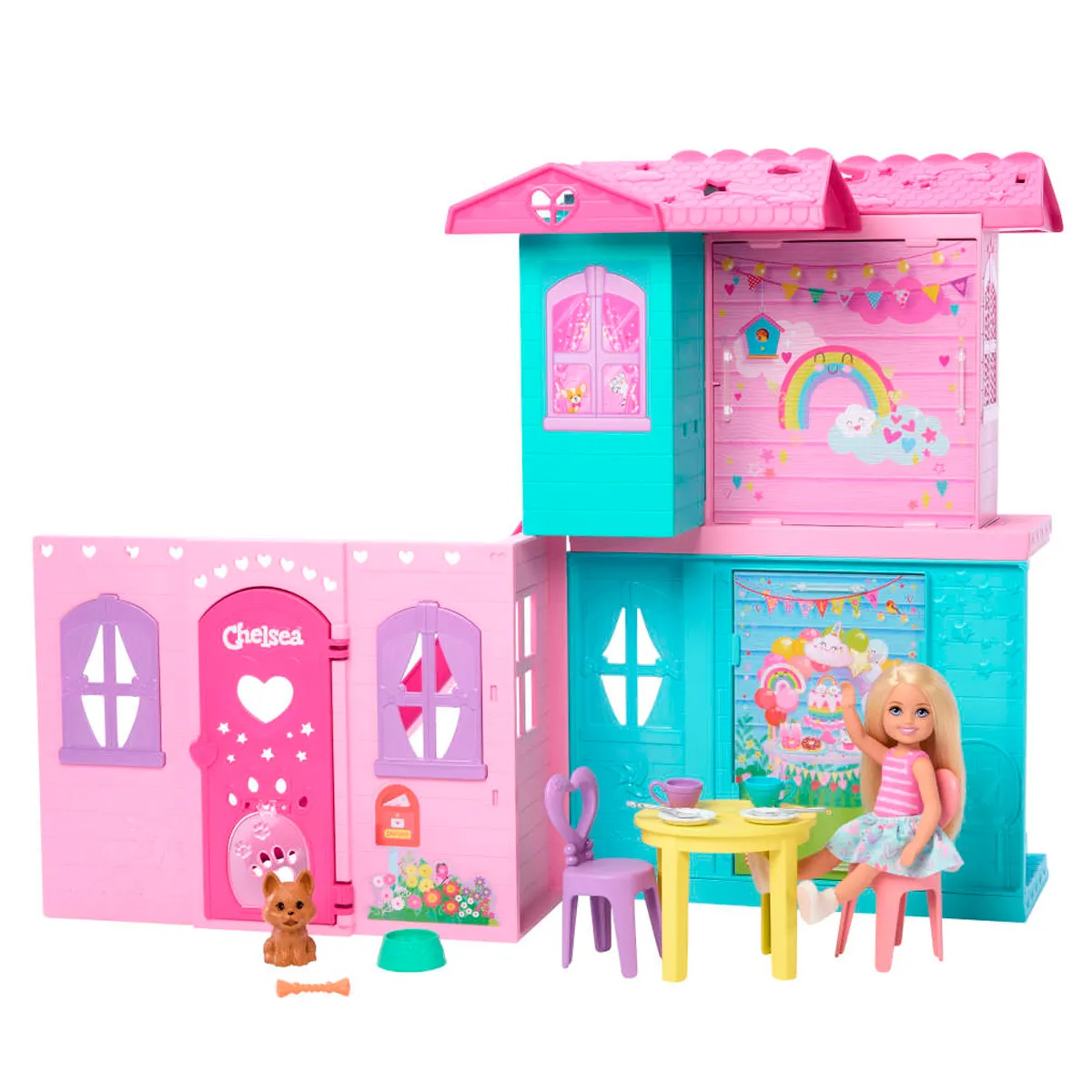 BARBIE CASA DE MUÑECAS CASA TRANSFORMABLE DE CHELSEA - 1
