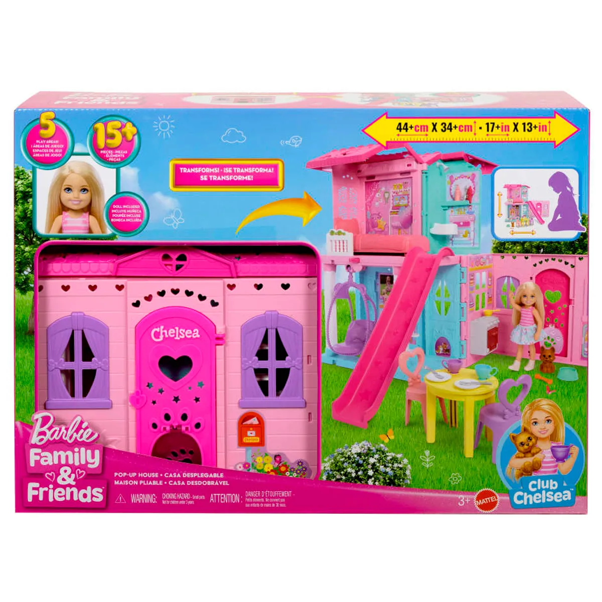 BARBIE CASA DE MUÑECAS CASA TRANSFORMABLE DE CHELSEA - 7