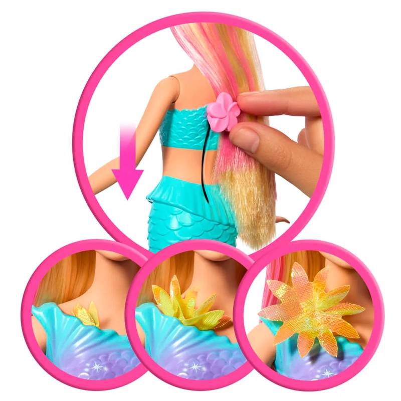 BARBIE FANTASÍA MUÑECA SIRENA CON TRANSFORMACIÓN  - 6
