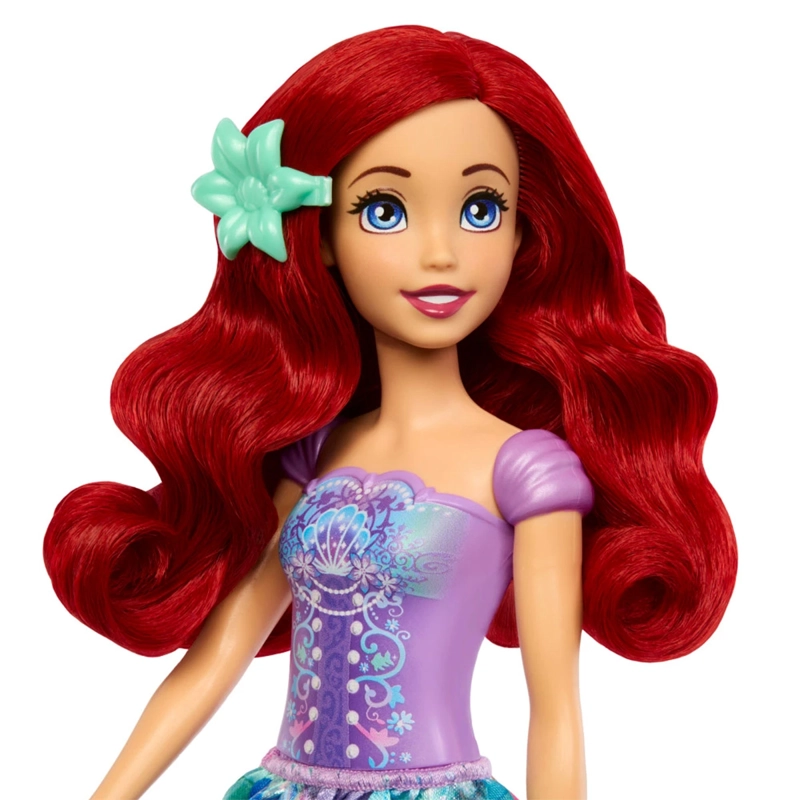 DISNEY PRINCESA MUÑECA ARIEL SPIN AND REVEAL FLORES - 3