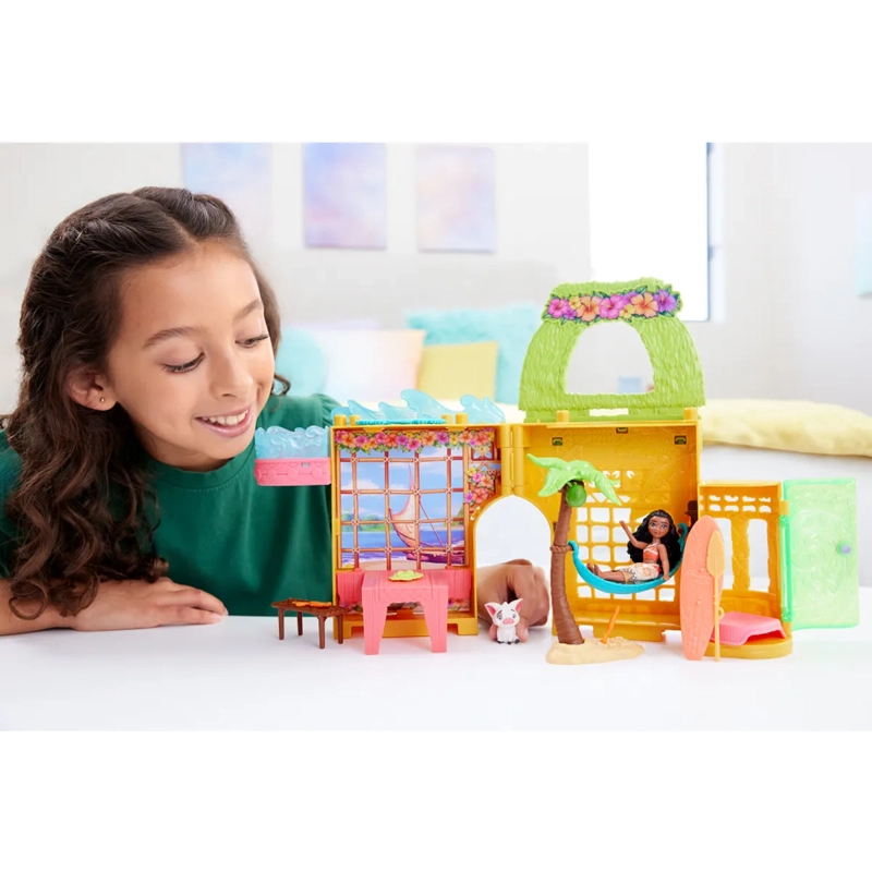 DISNEY PRINCESA CASA DE MUÑECAS CASTILO DE MOANA APILABLE - 2