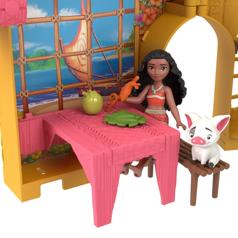 DISNEY PRINCESA CASA DE MUÑECAS CASTILO DE MOANA APILABLE - 4