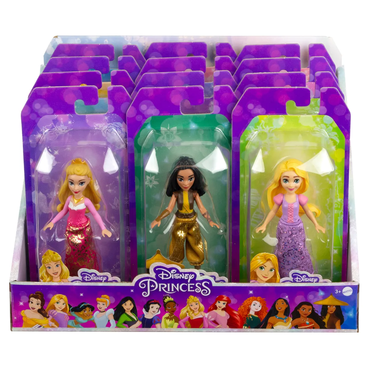 DISNEY PRINCESA MUÑECA MINI DE 9CM SORPRESA - 1
