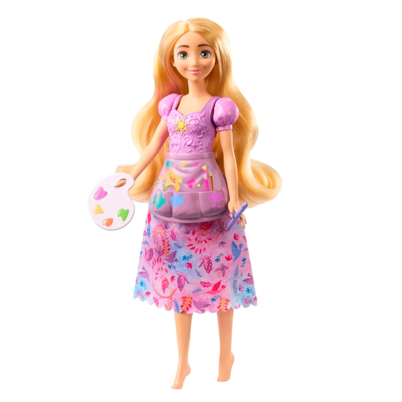MUÑECA DISNEY PRINCESAS SET DE JUEGO RAPUNZEL CAMBIO DE VESTIDO - 3