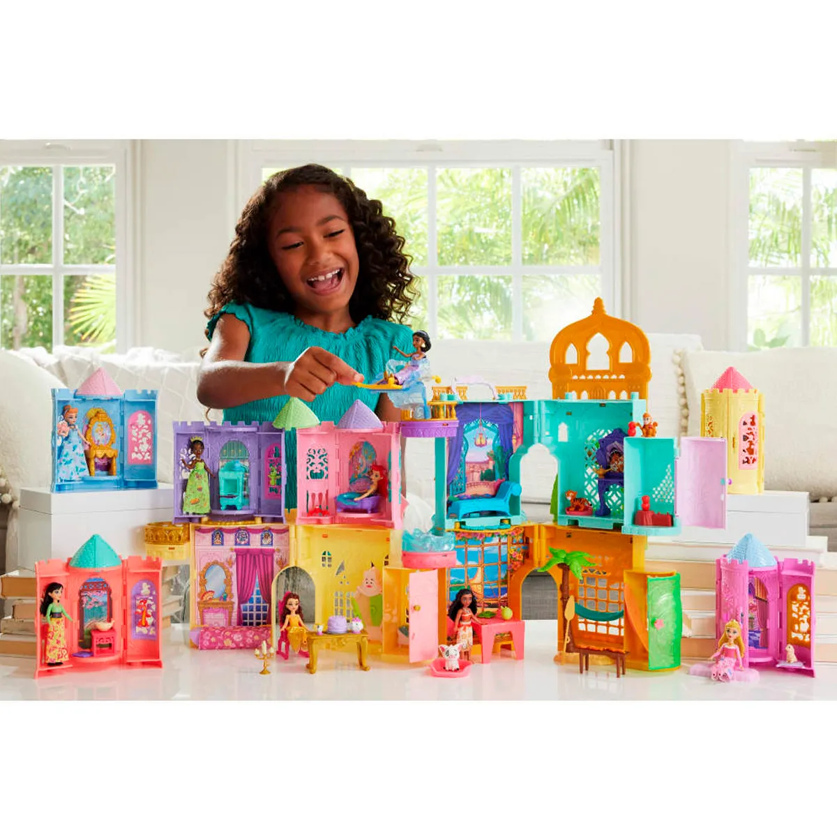 MUÑECA DISNEY PRINCESAS SET DE JUEGO TORRE REVEAL SORPRESA - 2