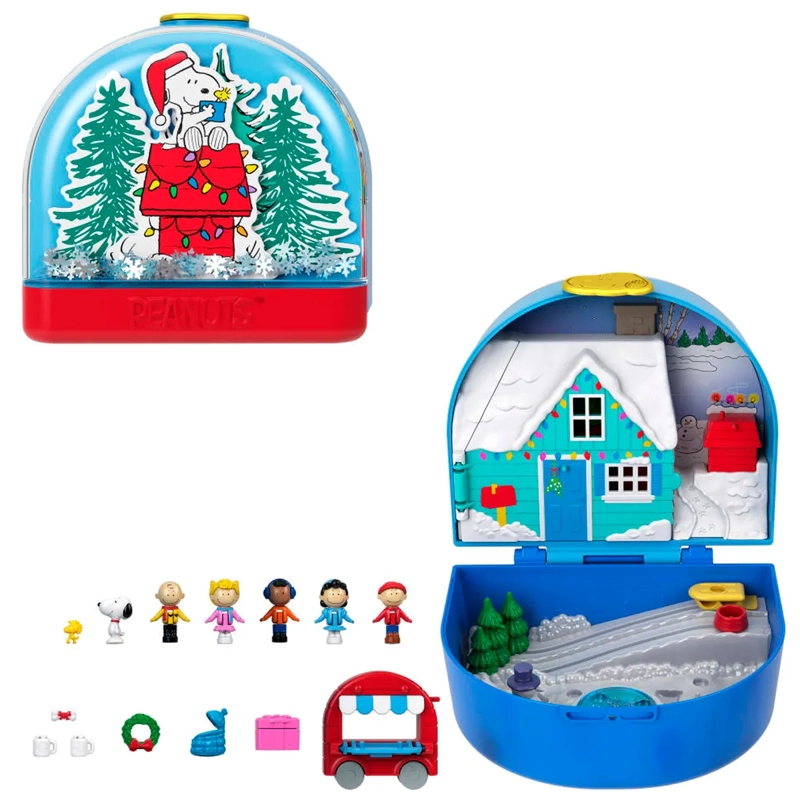 POLLY POCKET COLLECTOR SET DE COLECCIÓN COMPACTO PEANUTS HOLIDAY  - 2