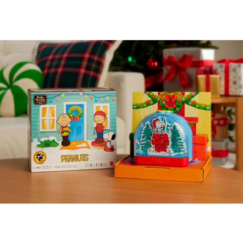 POLLY POCKET COLLECTOR SET DE COLECCIÓN COMPACTO PEANUTS HOLIDAY  - 4