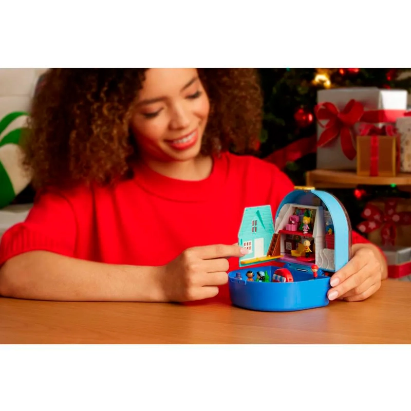 POLLY POCKET COLLECTOR SET DE COLECCIÓN COMPACTO PEANUTS HOLIDAY  - 5