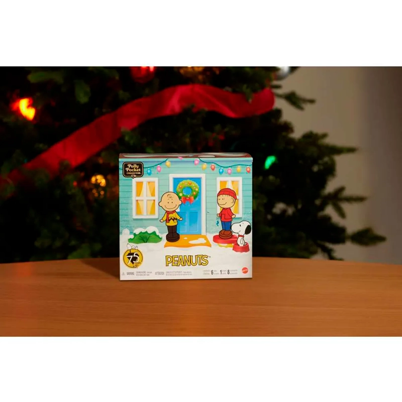POLLY POCKET COLLECTOR SET DE COLECCIÓN COMPACTO PEANUTS HOLIDAY  - 8