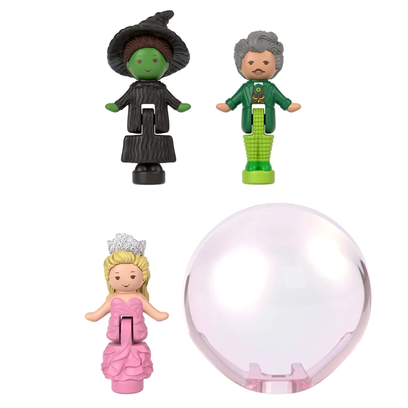 POLLY POCKET SET COLLECTOR WICKED COMPACTO 3 MUÑECAS  - 2
