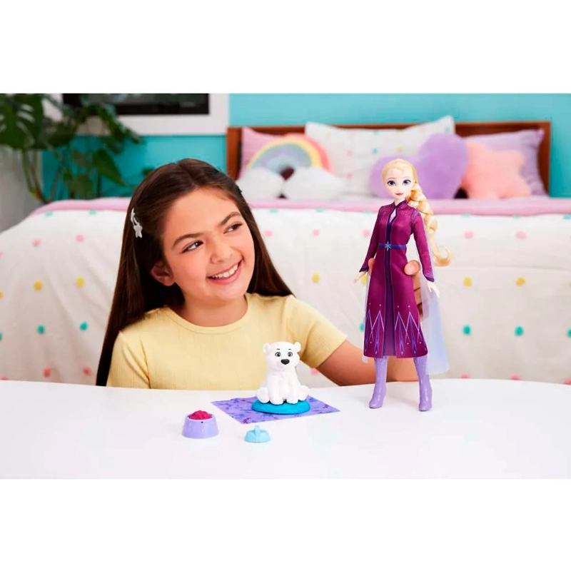 DISNEY FROZEN SET DE JUEGO ELSA CON OSO BEBÉ - 7
