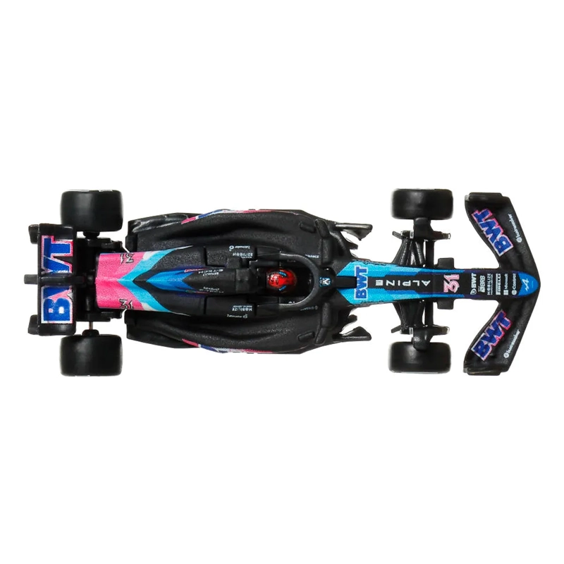 HOT WHEELS COLLECTOR AUTO DE CARRERAS FÓRMULA 1 EDICIÓN PREMIUM A ESCALA 1:64 LLANTAS REAL RIDER - MODELO ALEATORIO - 3