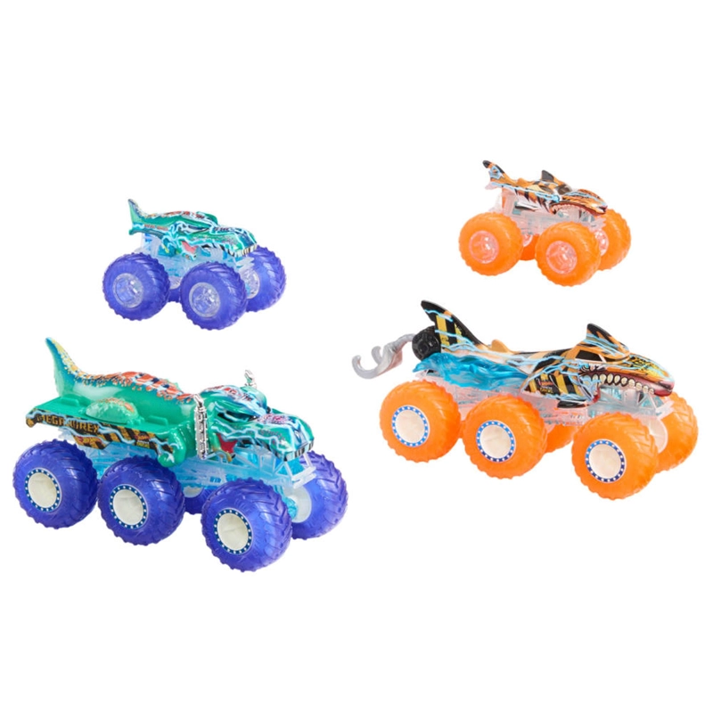 HOT WHEELS MONSTER TRUCKS VEHÍCULO DE JUGUETE CAMIÓN ENERGÍA DE DEMOLICIÓN Y BIG RIG MULTIPACK - 1