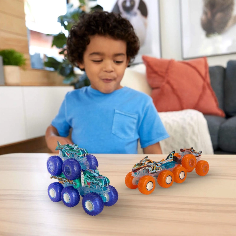HOT WHEELS MONSTER TRUCKS VEHÍCULO DE JUGUETE CAMIÓN ENERGÍA DE DEMOLICIÓN Y BIG RIG MULTIPACK - 2