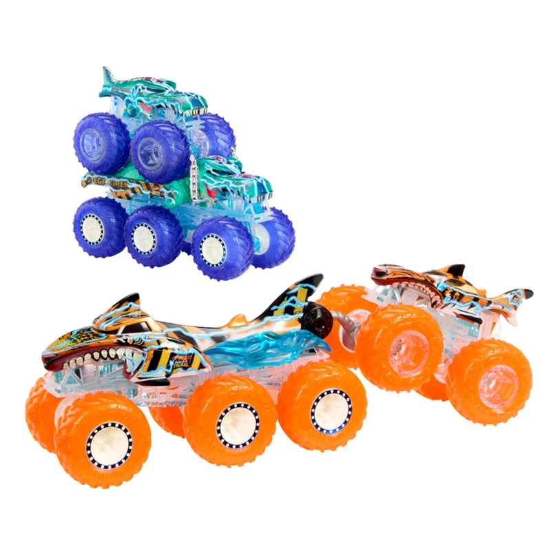HOT WHEELS MONSTER TRUCKS VEHÍCULO DE JUGUETE CAMIÓN ENERGÍA DE DEMOLICIÓN Y BIG RIG MULTIPACK - 3