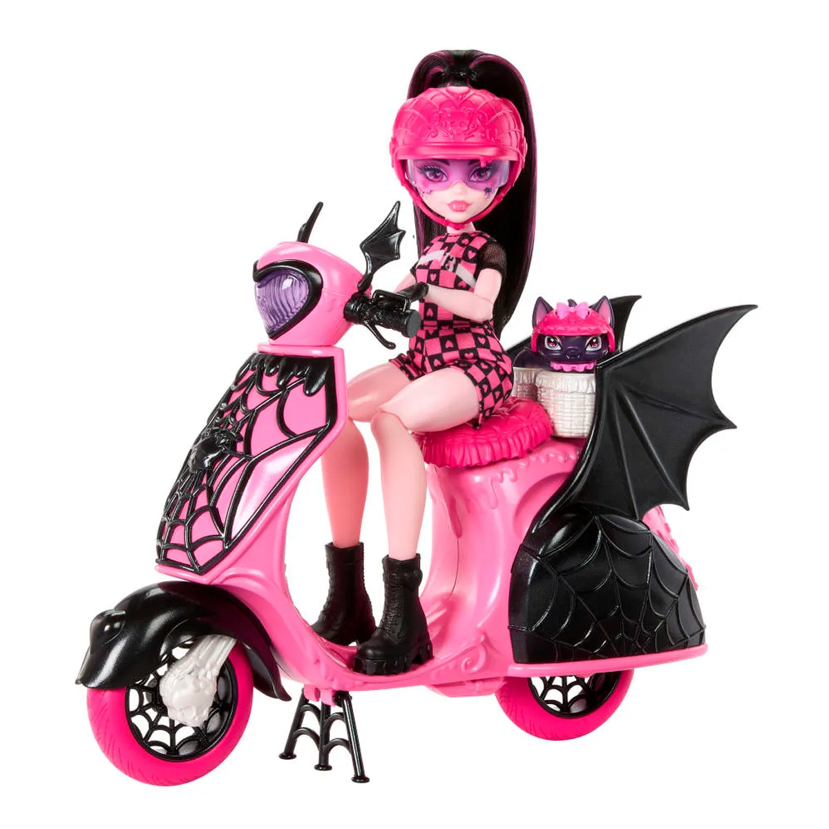 MONSTER HIGH MUÑECA DRACULAURA CON SCOOTER - 3