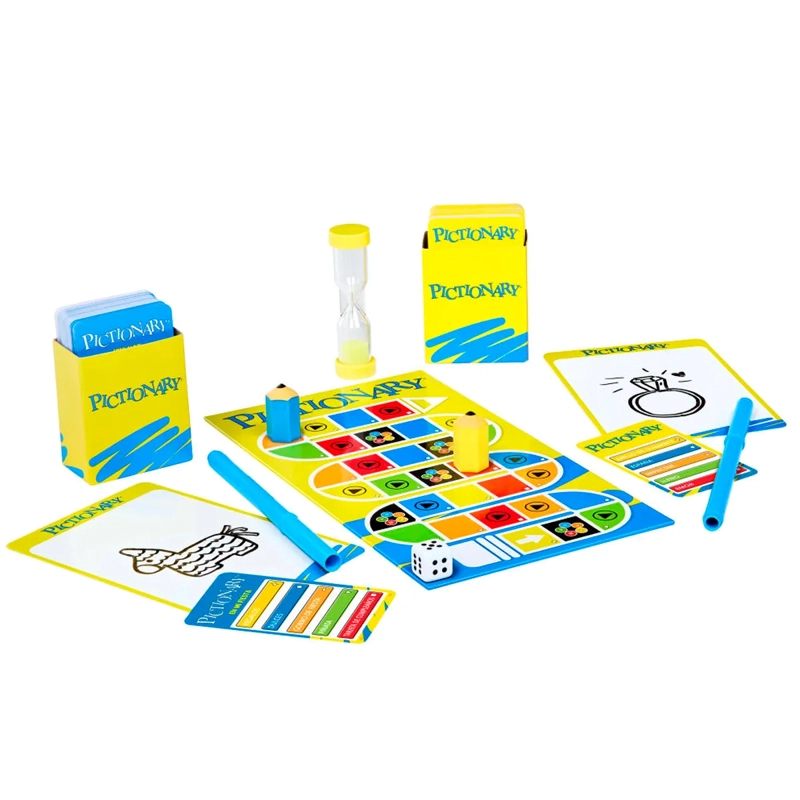 JUEGO DE MESA MATTEL PICTIONARY ORIGINAL 40° ANIVERSARIO - 4