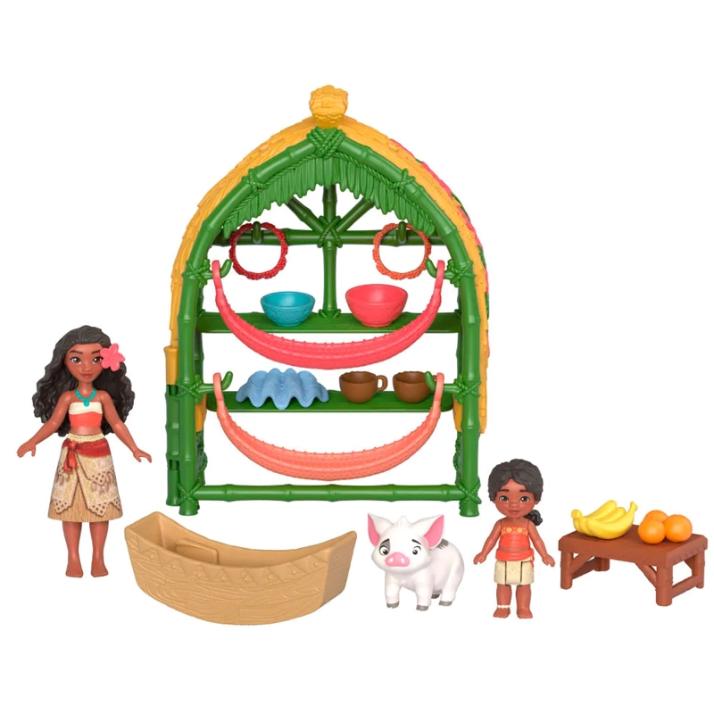 MOANA 2 SET DE JUEGO HOGAR DE MOANA Y SIMEA CON PUA Y ACCESORIOS - 4