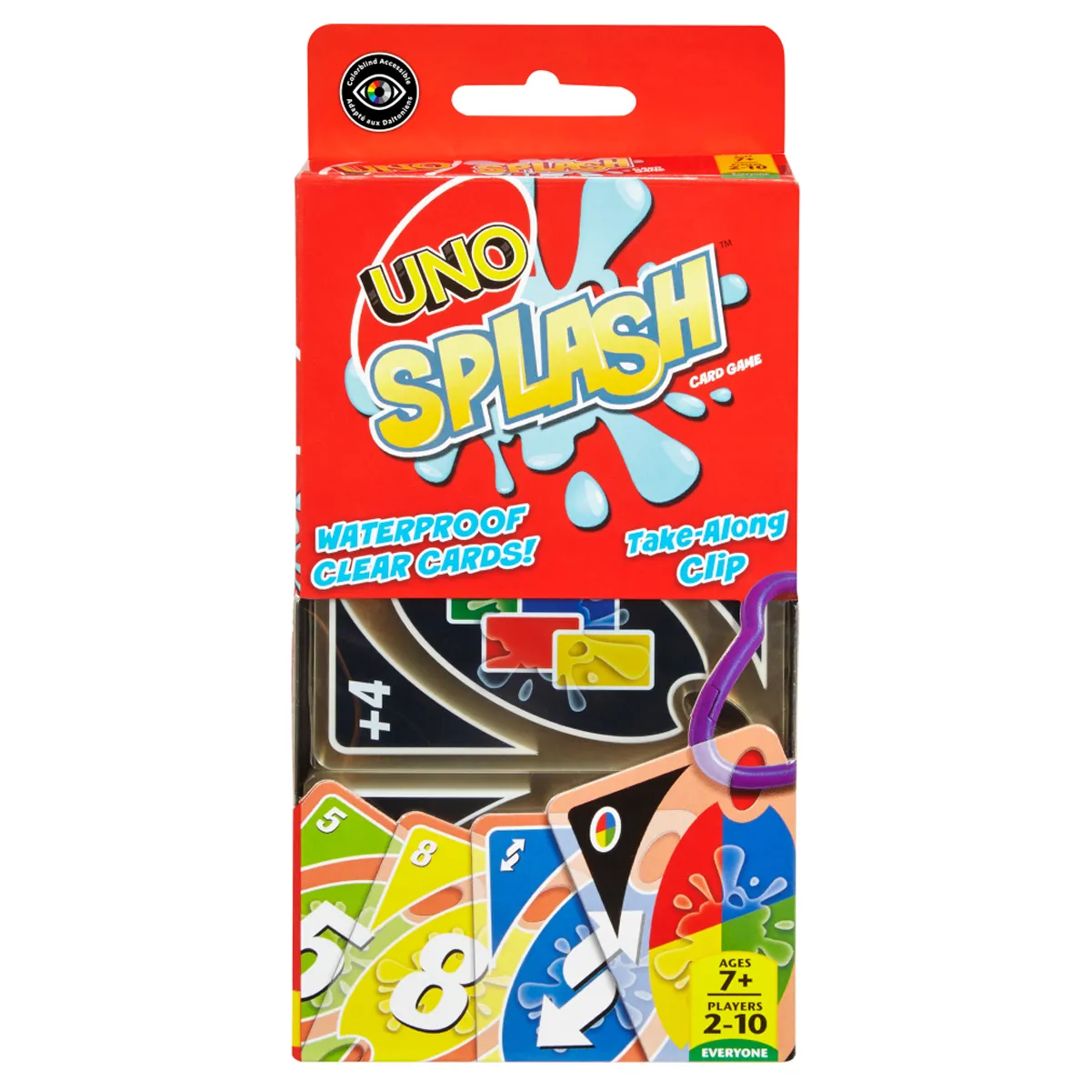 UNO JUEGO DE CARTAS SPLASH PARA NIÑOS - 1