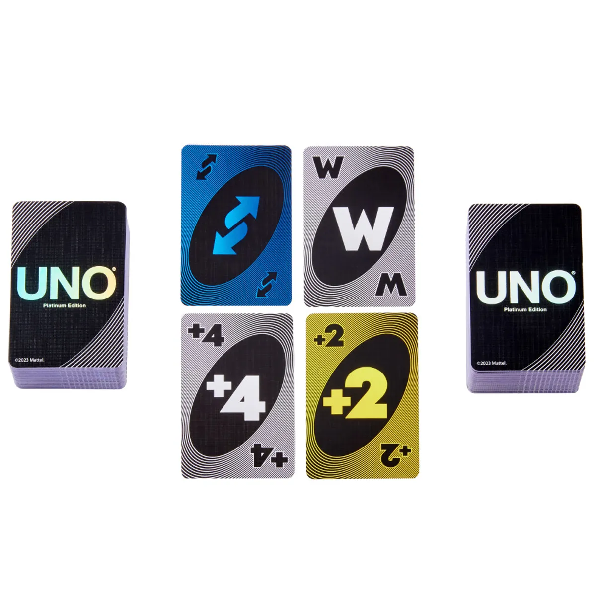 UNO CARTAS PLATINUM CON ACABADO PREMIUM 7+ AÑOS MATTEL - 4