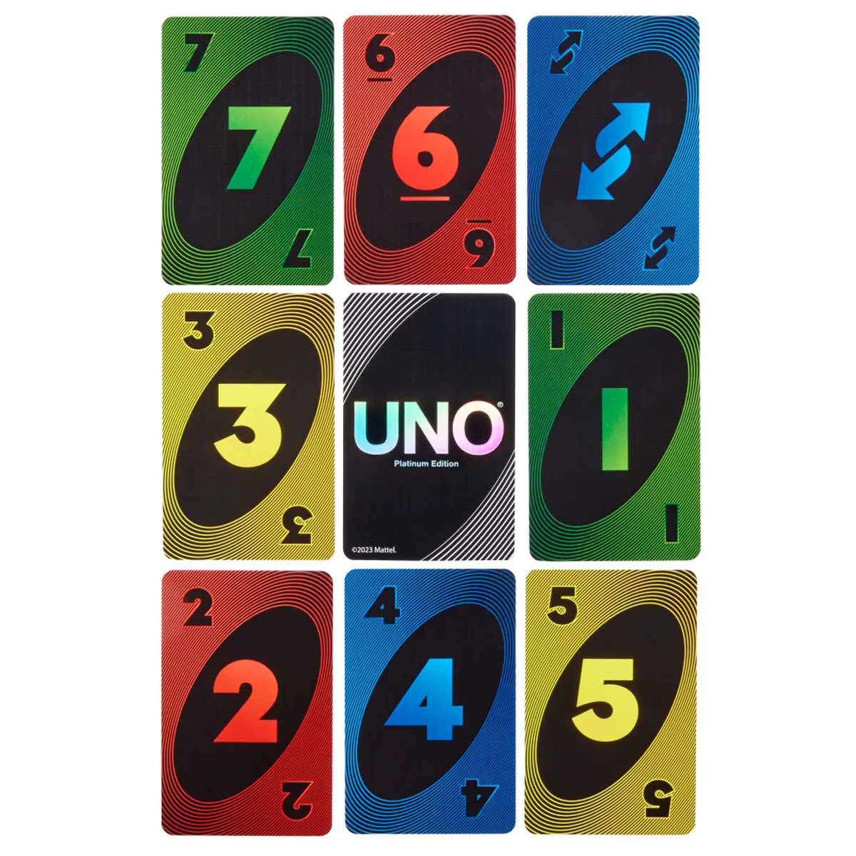 UNO CARTAS PLATINUM CON ACABADO PREMIUM 7+ AÑOS MATTEL - 8