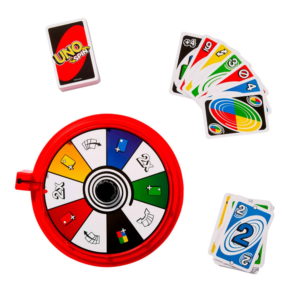 UNO JUEGO DE MESA SPIN NUEVA EDICIÓN PARA NIÑOS - 9