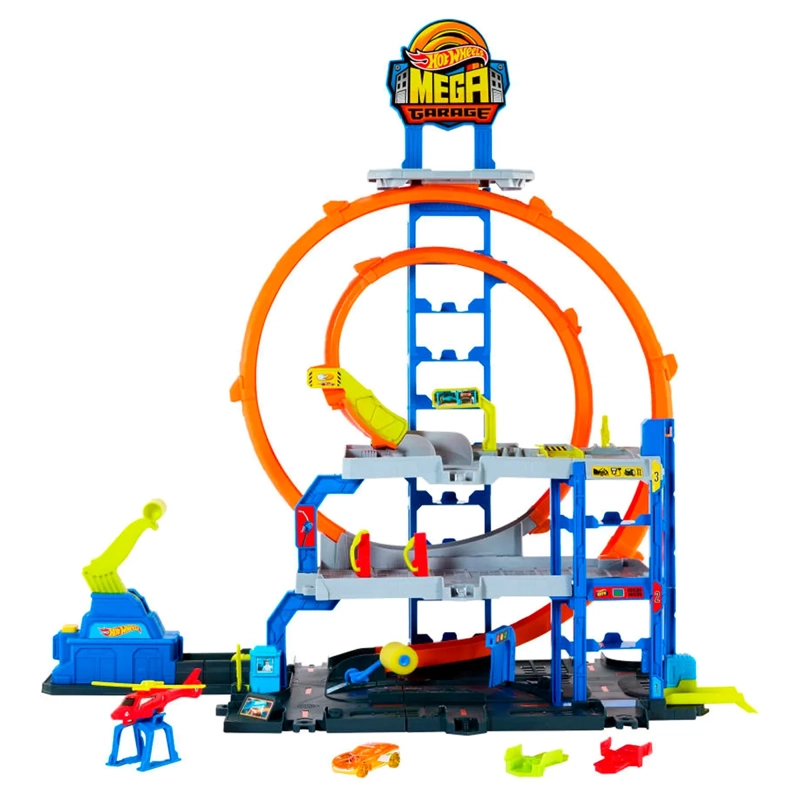 HOT WHEELS CITY PISTA DE JUGUETE MEGA GARAGE - 1
